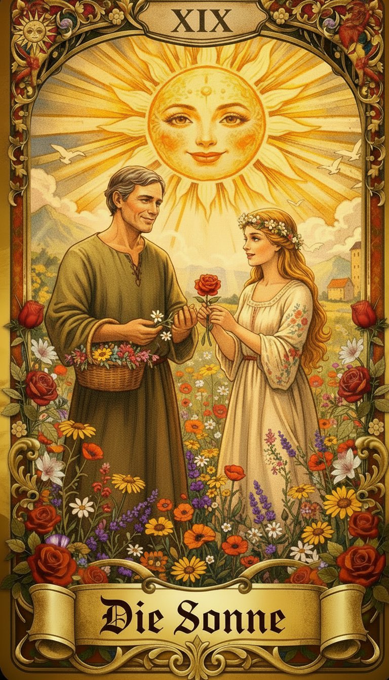 Die Sonne - Tarotkarte XIX